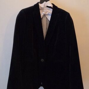 J. Crew Velvet Navy Blue Blazer